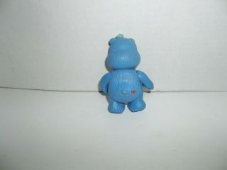 vintage 1983 blue grumpy care bear carebear action figure poseable 3 1/2 