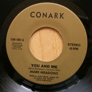 Modern Soul Boogie Mark Meadows You And Me Private Rare 45 Nm