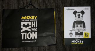Medicom Fragment Mickey Mouse Exhibit Exhibition Nyc Bearbrick 400 100 Funko