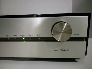 Denon PRA - 2000 Stereo Control Amplifier / Pre - Amplifier RARE/WORKS GREAT 2