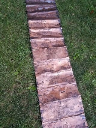 Antique Copper Sheet 23 ft.  5 in.  long 17 in.  wide 1/4 mm thick 2