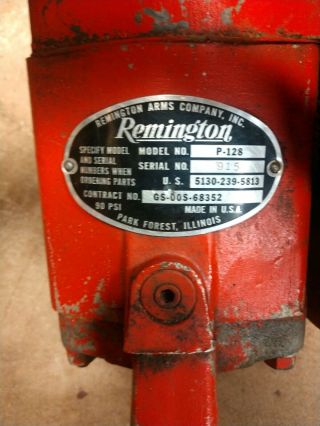 Vintage Remington p - 128.  12 inch circular saw airpower RARE 2