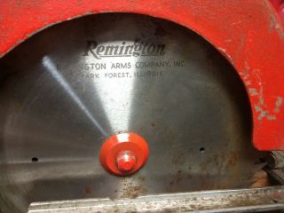 Vintage Remington p - 128.  12 inch circular saw airpower RARE 3