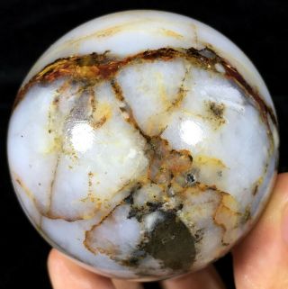 Wow 347g Natural Rare Pietersite Crystal Sphere Ball Healing N575