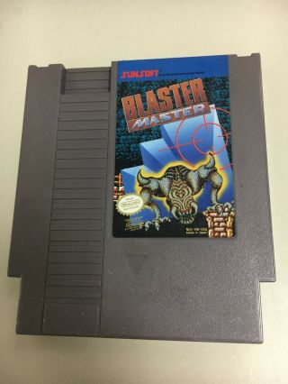 . 01 Starting Bid Blaster Master Nintendo Rare Authentic Game Nes Hq