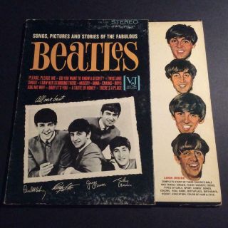 Songs,  Pictures And Stories Of The Fabulous Beatles Very Rare Stereo Vj Vee - Jay