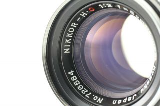 Rare Black Belt [MINT] Nikon Nikkor H.  C 5cm 50mm F2 Screw Mount L39 LTM Japan 3