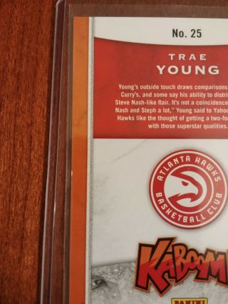 Trae Young KABOOM RC Panini Crown Royale Case Hit RARE  3