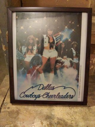 Vintage 1977 Dallas Cowboys Cheerleaders Poster Print