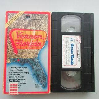 Vernon,  Florida Vhs Rare Oop Indie Cult Errol Morris Film 1988
