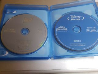 Disney MICKEY ' S A CHRISTMAS CAROL rare BLU RAY & DVD Combo Animated 2