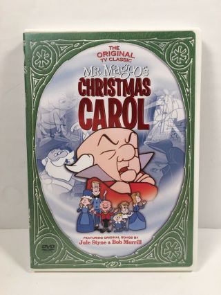 Mr.  Magoos Christmas Carol (dvd,  2004) Rare Oop Xmas.  Jim Backus.