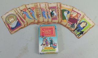 Rare 1998 Quest For Camelot Go Fish 45 Card Complete Set 3.  5 " Wendy 