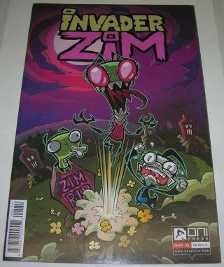 Invader Zim 1 (oni Press 2015) Rare 1st Print (fn/vf) Jhonen Vasquez