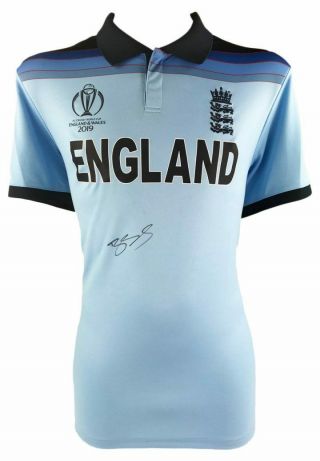 Signed Ben Stokes Shirt - England Cricket World Cup 2019 Rare,  Certificate