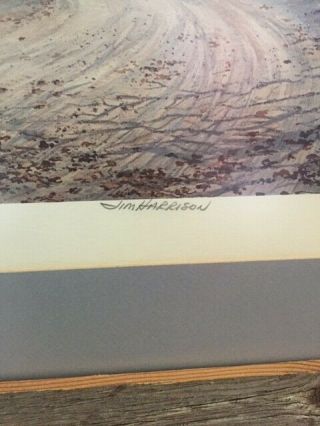 Rare signed and numbered Jim Harrison prints 