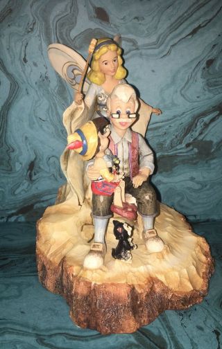 Rare Jim Shore Disney Pinocchio Wishing Upon A Star Figurine 4023575 2