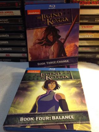 Legend Of Korra: Books 3 & 4 Change,  Balance (blu - Ray,  2 - Disc Set) Rare Anime