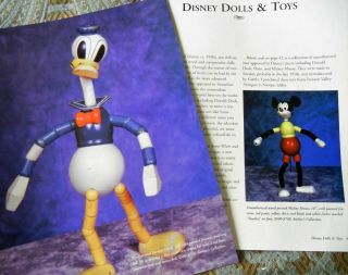 13p History Article - Antique Disney Compo Wood Dolls & Toys Fun - E - Flex