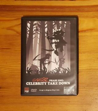 Gorillaz - Phase One: Celebrity Take Down (2 Disc Dvd Cd Rom,  2002) Rare Oop