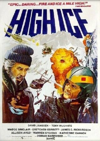 High Ice Rare Classic Movie Dvd 1980 David Janssen
