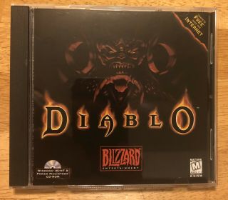 Diablo 1 Rare 1996 Windows 95/98 Blizzard Pc