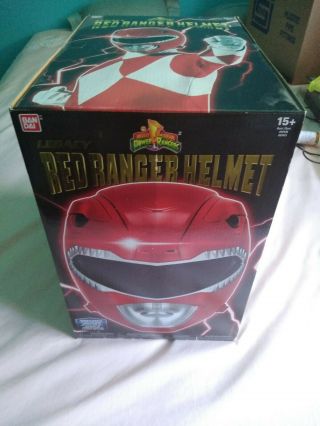 Legacy Red Ranger Helmet Mighty Morphin Power Rangers Cosplay Mmpr Jason