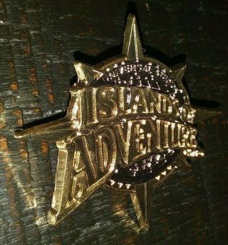 Universal Studios Islands Of Adventure Gold/silver Collectible Pin Rare L@@k