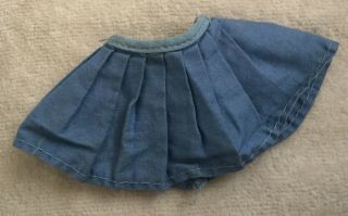 Vintage 50s 60s Ginger Doll Cosmopolitan Blue Skirt Only 1003