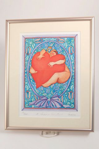 Barbara Lavallee Signed & Numbered Rare Litho Print 171/350 Alaskan Artist 1995