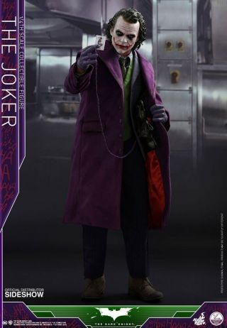 Hot Toys Joker Batman The Dark Knight 1/4 Fig Quarter Scale Heath Ledger (qs010)