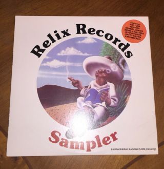 Vintage Relix Records Sampler Lp Record Rrlp2015 Grateful Dead Weir Garcia Rare