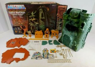 Masters Of The Universe Castle Grayskull He - Man Vintage W/box Mattel