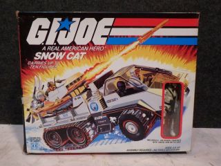 Vintage Factory 1985 Hasbro Gi Joe Snow Cat Vehicle