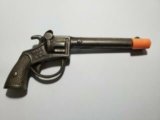 Antique Toy Cast Iron Buddy Cap Gun With 3 1/4 