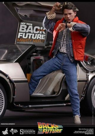Hot Toys Back To The Future Marty Mcfly Scale 1/6 Action Figure
