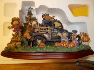Boyd’s Bears (at Haunted Hill) Hayride Large Display Rare Halloween