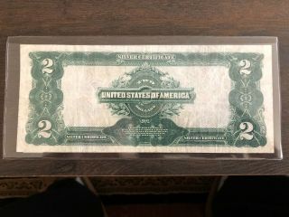 Rare 1899 $2.  00 Silver Certificate Note - VF Roberts,  Lyons FR 249 3