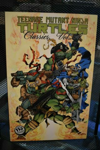 Teenage Mutant Ninja Turtles Classics Volume 4 Idw Tpb Rare Oop Tmnt Shredder