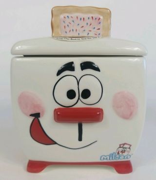 2005 Kellogg Pop Tarts Milton Ceramic Toaster Cookie Jar 100 Yr Rare