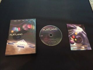 Flatland - Journey Of Many Dimensions Dvd Kristen Bell Martin Sheen Rare Oop