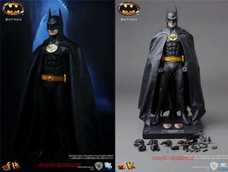 Hot Toys Batman Dx09 1/6 Collectible Figure 1989 Version Michael Keaton Instock