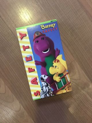 Barney - Barney Safety (vhs,  1995) Collectors Movie Rare