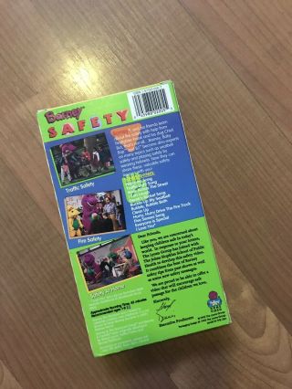 Barney - Barney Safety (VHS,  1995) Collectors Movie Rare 2