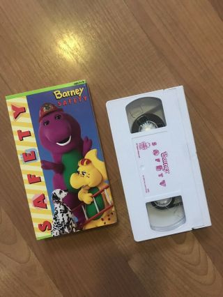 Barney - Barney Safety (VHS,  1995) Collectors Movie Rare 3