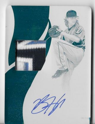 2019 Panini Immaculate Brent Honeywell Rc Auto Relic Printing Plate 1 Of 1 Rare