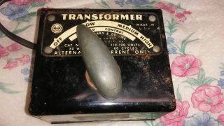 Vintage Antique Toy Train Transformer 50 Watts Louis Marx & Co.  Inc.  No.  1239