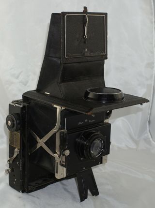 Ihagee Patent Klapp Reflex 9x12cm Rare Folding Camera