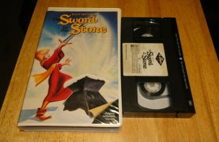 The Sword In The Stone (vhs) Walt Disney Black Diamond Release Rare Cover Art