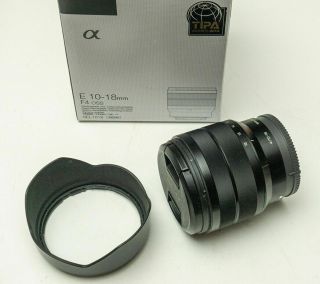 Sony Sel 10 - 18mm F/4 Oss Lens Rarely